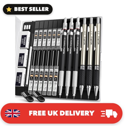 6pcs mechanical pencils set - pencils, set,