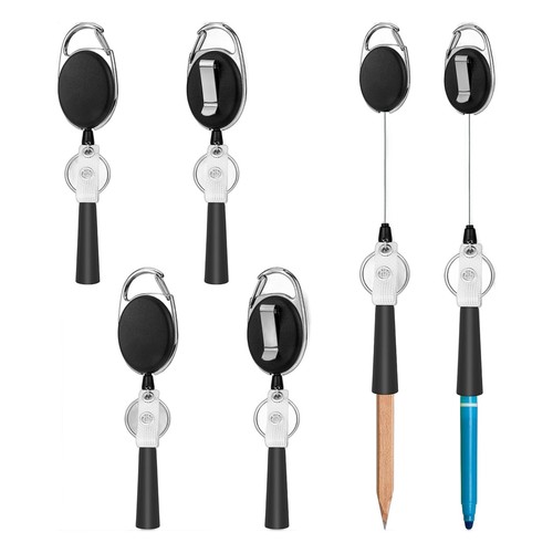 Pack retractable pen holder - 4,