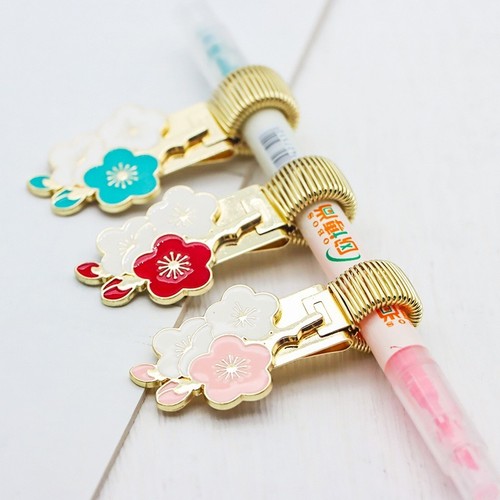 Metal pen clip holders - metal,